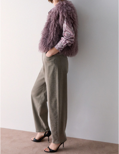 Liu Jo women trousers with side rhinestone details