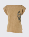 Liu Jo embroidered jersey top women luxury