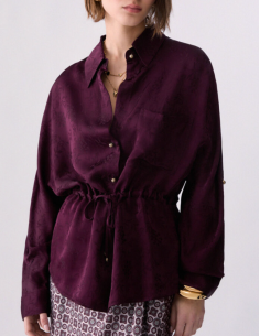 Liu Jo satin jacquard shirt women luxury fashion 2