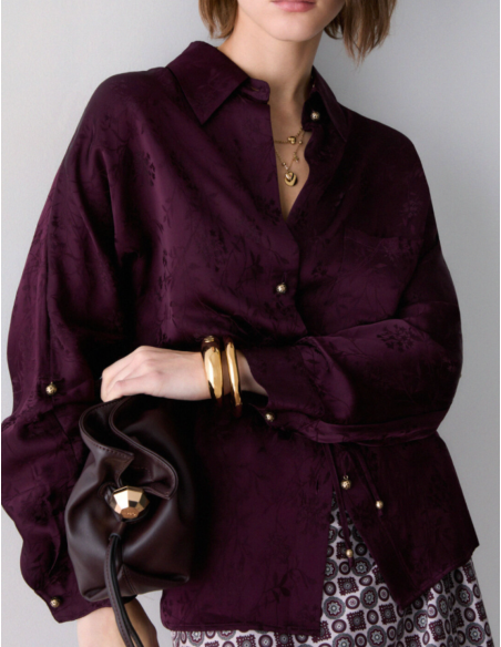 Liu Jo Italian designer jacquard shirt women