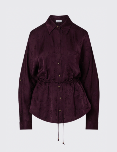 Liu Jo satin jacquard shirt women luxury fashion