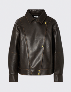 Liu Jo oversized coated bomber jacket women