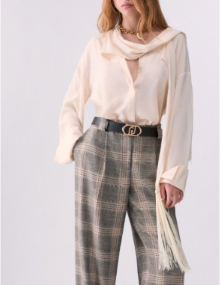 Liu Jo chic shirt with neck scarf women