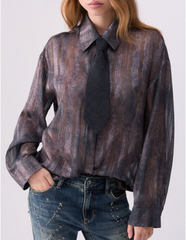 Liu Jo chemise satin fluide femme motif tendance
