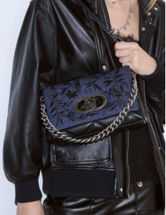 Liu Jo sac LaPuffy denim brodé femme luxe 2
