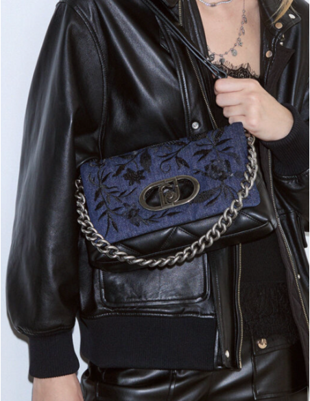 Liu Jo denim shoulder bag women chic fashion