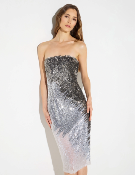 Elisabetta Franchi robe tulle brillante mode italienne