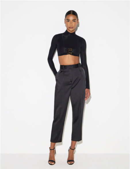 Elisabetta Franchi black bodysuit elegant women