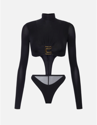 Elisabetta Franchi jersey bodysuit women jewel logo