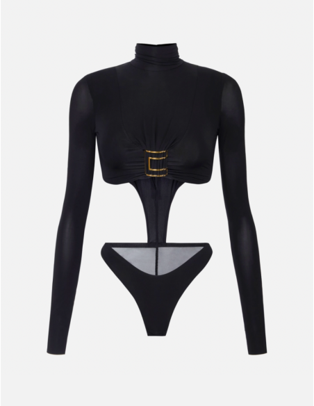Elisabetta Franchi jersey bodysuit women jewel logo