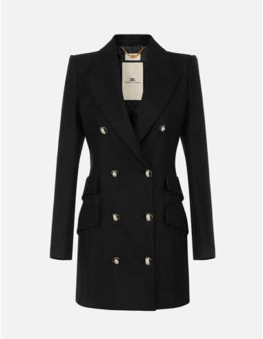 Elisabetta Franchi double crepe coat women luxury