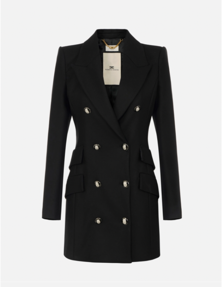 Elisabetta Franchi double crepe coat women luxury