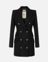 Elisabetta Franchi double crepe coat women luxury