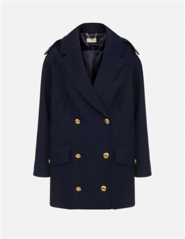 Elisabetta Franchi scuba peacoat women luxury