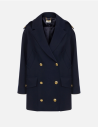 Elisabetta Franchi scuba peacoat women luxury