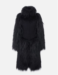 Elisabetta Franchi faux fur coat women luxury