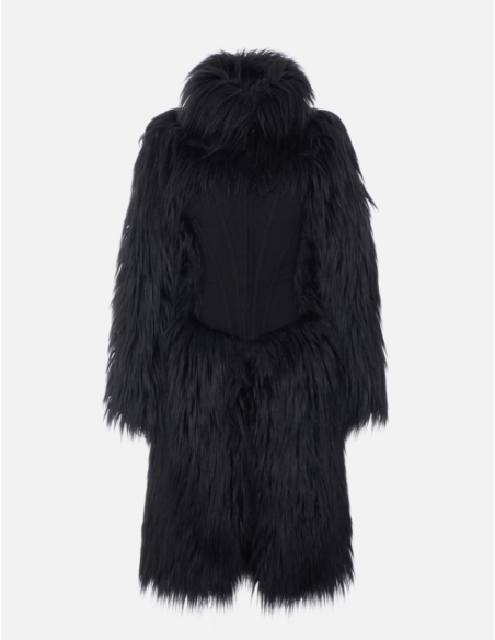 Elisabetta Franchi faux fur coat women luxury