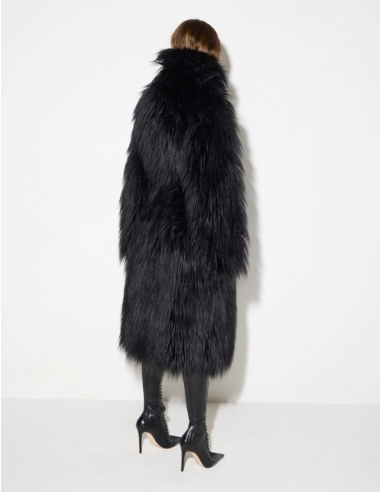 Elisabetta Franchi Italian designer faux fur coat