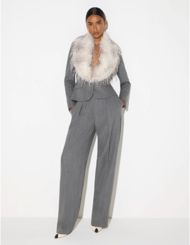 Elisabetta Franchi veste col fausse fourrure chic femme