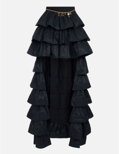 Elisabetta Franchi taffeta voile skirt women luxury