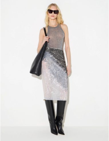 Elisabetta Franchi shiny tulle skirt elegant women