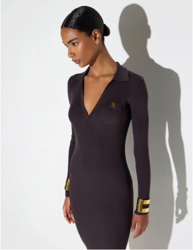 Elisabetta Franchi robe maille femme style couture italien