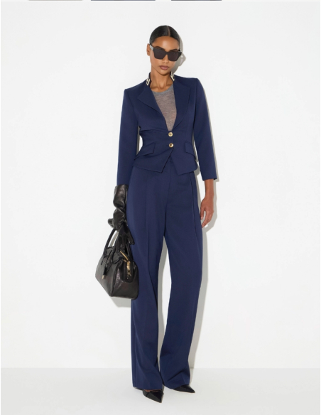Elisabetta Franchi blazer femme col bijou sophistiqué