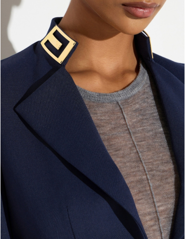 Elisabetta Franchi navy designer jacket luxury fashion