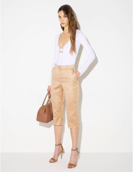 Elisabetta Franchi long sleeve jersey top elegant