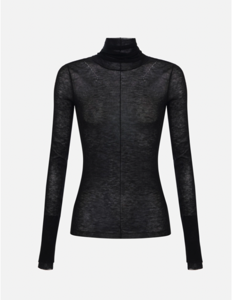 Elisabetta Franchi pull laine nervuré femme luxe