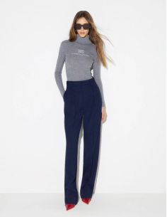 Elisabetta Franchi pantalon gabardine fluide femme luxe 2
