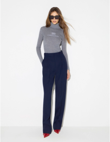 Elisabetta Franchi high waist fluid pants designer