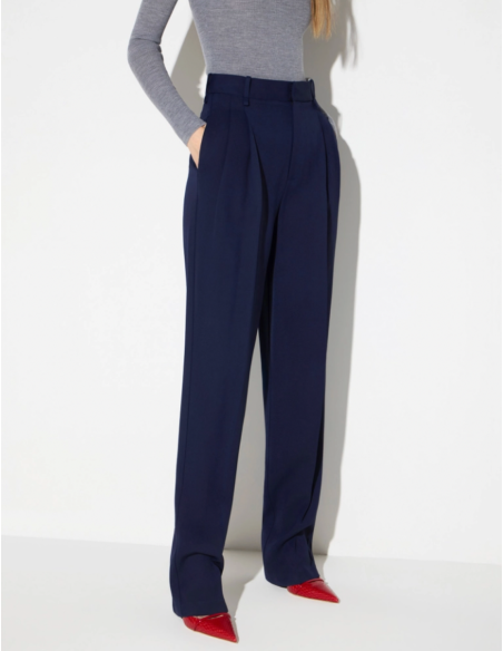 Elisabetta Franchi Italian fashion gabardine trousers