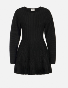 Elisabetta Franchi robe tricot avec ruches femme luxe