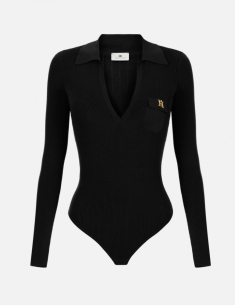 Body Noir en Tricot Elisabetta Franchi