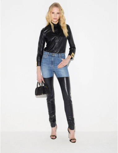 Elisabetta Franchi three-quarter sleeve designer shirt