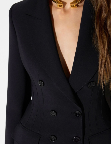 Elisabetta Franchi pointed lapel blazer women