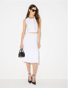 Elisabetta Franchi jupe en tricot avec ruches femme 2