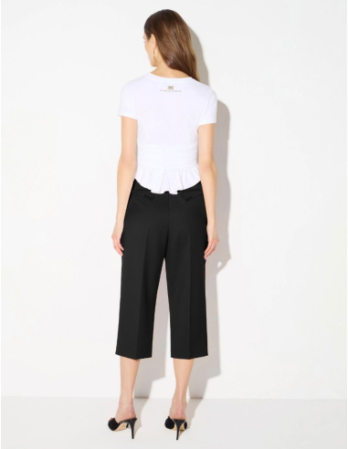 Elisabetta Franchi ivory Italian designer T-shirt women