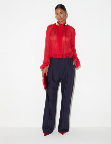 Elisabetta Franchi tailored wool palazzo pants women