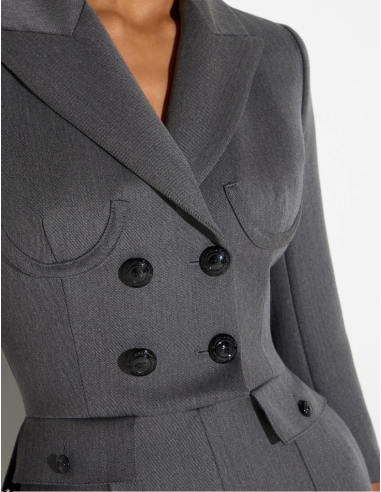 Elisabetta Franchi jumpsuit with train-effect back