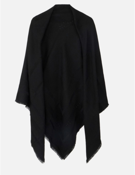 Elisabetta Franchi cape en laine femme