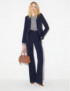 Elisabetta Franchi stretch double crepe blazer women 2