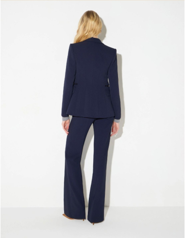 lisabetta Franchi blazer with gold logo hardware