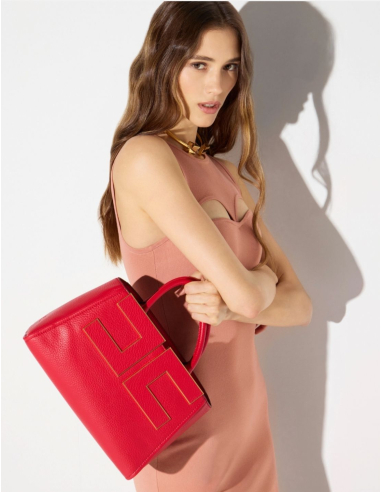 Elisabetta Franchi logo tote bag women