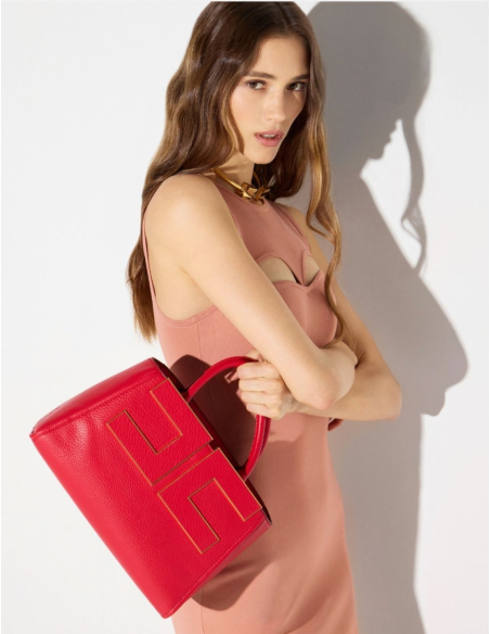 Elisabetta Franchi sac cabas Red Passion femme