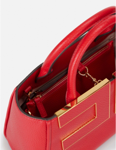 Elisabetta Franchi tote bag with tubular handles and shoulder strap
Elisabetta Franchi women's tote with front logo