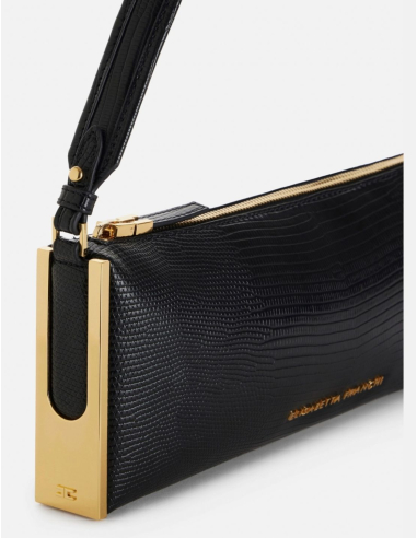 Elisabetta Franchi women's bag with gold side plaques