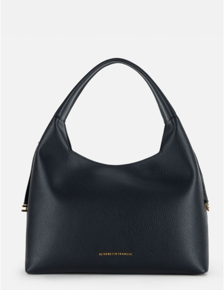 Elisabetta Franchi hobo bag with logo charms