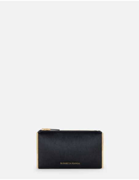 Elisabetta Franchi pony hair clutch bag women